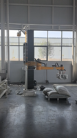 Système d'ouverture de sacs de coke pétrolier, bras robotisé, robot de dépalletisation, 25-100 kg/sac, 80-120 sacs/h, collecte automatique des déchets, PLC