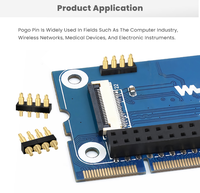 Shenzhen LIKE Personnalisation Connecteur Pogo 4 broches plaqué or 12V à courant élevé pour montre intelligente