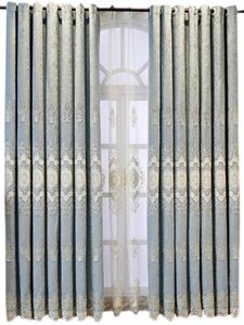 Escaparate de bordado vintage, cortinas opacas de lujo para dormitorio y sala de estar - Product Image 4