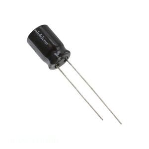 Condensateur traversant CAP ALUM 470UF 20% 16V RADIAL TH UHV1C471MPD 470 uF - Product Image 1