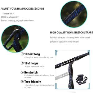 Pieghevole portatile da viaggio all'aperto campeggio amaca tende campeggio all'aperto <span class=keywords><strong>2</strong></span> persone - Product Image 5