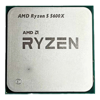 Prosesor CPU AMD R5 5600X 3.7 GHz hingga 4.6GHz Enam-Core 12-Thread R5 32MB Socket AM4 TRAY R5 AMD CPU