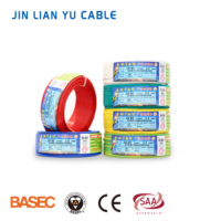 Cable Aislado de PVC Trenzado Premium 24 AWG, Cobre de Alta Pureza Libre de Oxígeno H07V-U 750V/450V, Resistente al Fuego para Construcción, 1.5mm
