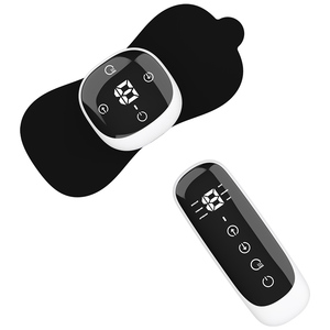 Masseur sans fil électrique EMS Shiatsu à vibrations et chaleur infrarouge pour le cou, le dos et les épaules, avec télécommande sans fil et 6 modes de massage - Product Image 4