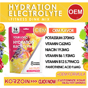 Elettroliti in Polvere per Idratazione con Vitamine, Senza Zucchero, Nutrizione Sportiva, Gel Energetico in Bustine, Etichetta Privata OEM Personalizzata - Product Image 2