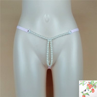 Celana dalam G-String Bikini mutiara seksi wanita harga murah celana dalam pinggang rendah
