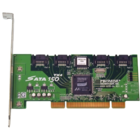 Tarjeta Controladora RAID SATA/150 de 4 Puertos, 4 Interfaces Integradas de 1.5Gbps, Promise PDC20318, ASIC Dedicado de 32 bits, Bus PCI de Media Longitud
