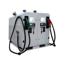 Station de carburant mobile portable de haute qualité 1000-10000L, mini-distributeur de carburant diesel et essence sur skid avec 2 tuyaux pour les Philippines