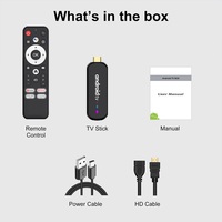 Nuevo TV Stick Android 14.0 para ATV, WiFi de Doble Banda 2.4G y 5G, TV BOX de 2GB y 16GB, Streaming de TV, OTT STB