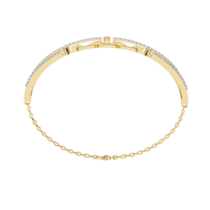 Classic Gold Plated Chain Link <b>Bracelet</b> With <b>Crystal</b> Rhinestones For Women Party Jewelry - Product Image 3