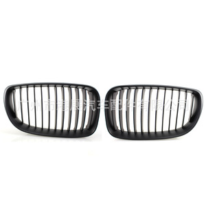 Grille BMW E87 Noir Mat à Ligne Simple pour Série 1 2008-2011, Amélioration du Pare-chocs en Plastique ABS - Product Image 1
