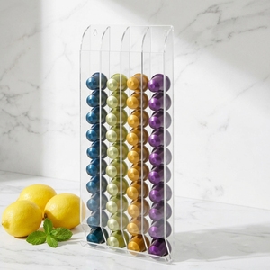 VONVIK Support de capsules de café <span class=keywords><strong>Nespresso</strong></span> en acrylique moderne et écologique, type sur pied - Product Image 5
