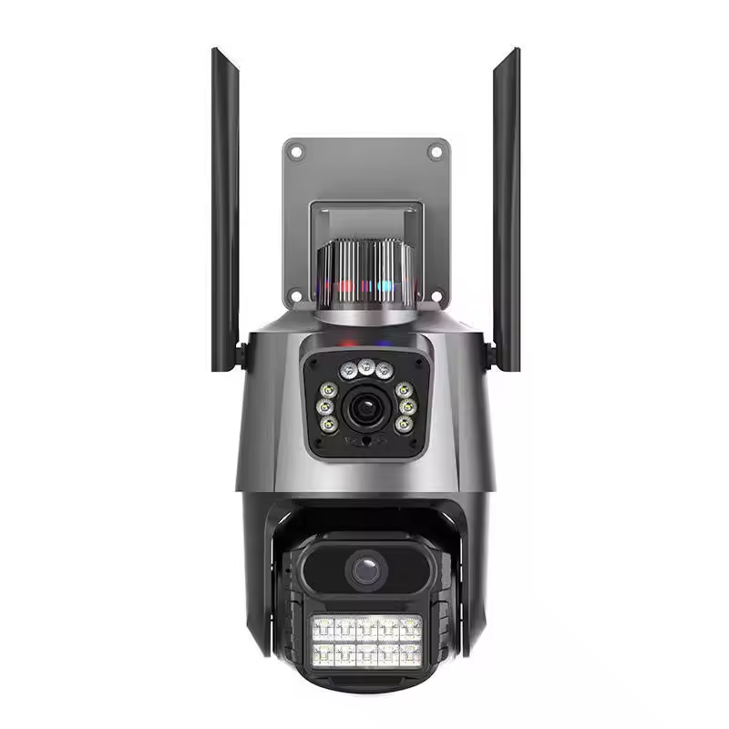 6MP Dual Lens Ptz <strong>Camera</strong> Outdoor <strong>2</strong>-<strong>Way</strong> <strong>Audio</strong> Smart Home Ai Tracking Motion Detection Icsee Monitor Ip Cameras With Wifi