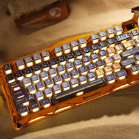 2025 New Arrival Mercury K1 Pro Special Edition - Battle-Worn Yellow PBT Keycaps Linear Switches RGB Backlight Gaming Keyboard
