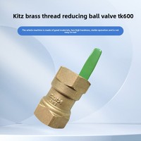 Válvula de Bola de Latón de una Pieza con Reducción de Diámetro de la Marca KITZ Japan, Válvula Autocentrante de Alta Presión TK600 de 600 WOG