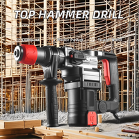 Marteau perforateur électrique rotatif le plus vendu avec moteur sans balais, portable pour le forage industriel et la démolition de béton