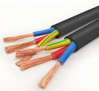 Cable Eléctrico RVV de Cobre Flexible con Aislamiento de PVC, 60227, 300V, 0.75mm², 1mm², 1.5mm², 2.5mm², 2, 3, 4, 5 Núcleos, Veroncable