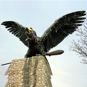 Di grandi dimensioni fusione di bronzo animale aquila <span class=keywords><strong>avvoltoio</strong></span> scultura per esterno - Product Image 4