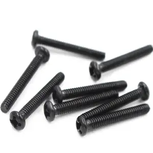 M1.6 M2 M2.5 M3 Acier au carbone Classe Grade 4.8 8.8 10.9 12.9 Oxyde noir Évidement hexagonal Torx Boulon à tête cylindrique DIN ISO