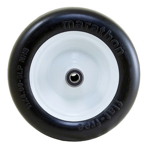 ยางตัน CJ 11x4.00-5 พร้อมวงล้อขนาด 5 นิ้วตรงกลาง สำหรับใช้กับเครื่องตัดหญ้า - Product Image 2