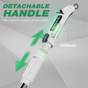 Brosse de nettoyage électrique Hongyi Wanxiang, rotation à 360 degrés avec plusieurs accessoires pour cuisine, salle de bain, sol, verre - Product Image 3