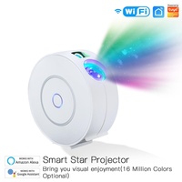 Projecteur d'étoiles intelligent Galaxy Tuya WiFi, veilleuse nébuleuse, commande vocale Alexa Google, lampe ciel étoilé