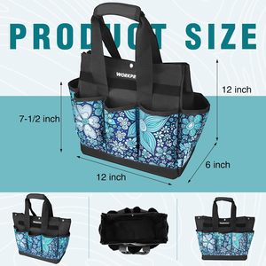 Free Sample Heavy Duty Canvas Garden Tool Storage <b>Bag</b> Have 8 Pockets Perfect for Indoor & Outdoor <b>Gardening</b> or Unisex Design - Product Image 6