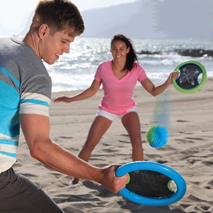 Ensemble de <span class=keywords><strong>jeu</strong></span> de capture de balles indispensable pour l'été, pour la <span class=keywords><strong>plage</strong></span> et la pelouse - <span class=keywords><strong>Jeu</strong></span> de lancer et de capture en plein air avec balles Koosh - Product Image 3