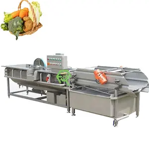 Quick frozen mushroom diced cleaning and draining machine Prepared vegetable cleaning equipment