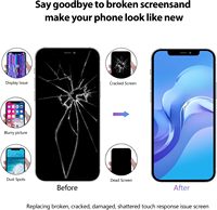 Giestoo pour 13 Pro Max Remplacement d'écran souple OLED 6,1 pouces Écran tactile 3D Assemblage de numérisateur Protection d'écran Garantie 1 an