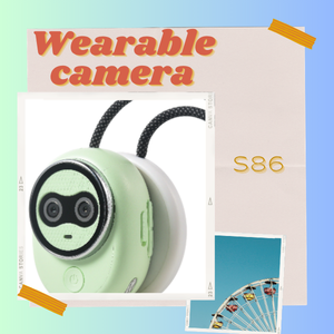Caméra S86 4K, caméscope sportif 1,47'', porte-clés, cordon de cou, différentes couleurs, caméra vidéo adaptée pour faire des vlogs - Product Image 6