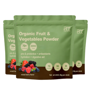 Poudre <span class=keywords><strong>de</strong></span> fibres alimentaires en gros d'usine, extrait végétal biologique vert, aide digestive, améliore la densité osseuse, pour nouveau-nés - Product Image 3