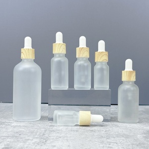 Hot Sale 5ml 10ml 15ml 30ml 50ml 100ml <b>Empty</b> Liquid Serum <b>Bottles</b> Matte Transparent Essential Oil Glass Dropper <b>Bottle</b> - Product Image 4