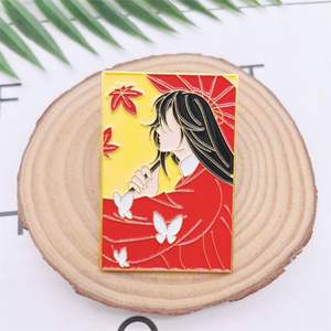 เข็มกลัดโลหะเคลือบสีทองจาก <span class=keywords><strong>Tianguan</strong></span> เข็มกลัดการ์ตูนอนิเมะจีนน่ารักเข็มกลัดเคลือบแบบแข็งออกแบบได้ตามต้องการ - Product Image 3