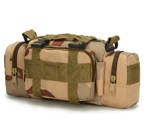 Sac de taille et bandoulière tactique multifonctionnel 3-en-1 SB14 pour le sport, le camping, la chasse et les activités de plein air, motif camouflage - Product Image 4