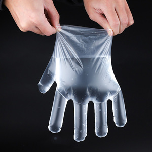 Disposable Gloves Food Grade Thickened PE Kitchen Dishwashing Gloves For Picnic Use Solid Color JQ006 - Product Image 1