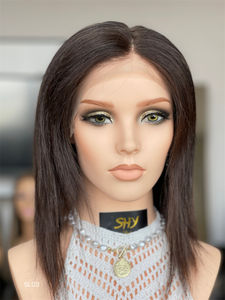 Perruques européennes de grand niveau de cheveux de couleur naturelle avec l'unité centrale pour des patients de calvitie - Product Image 2