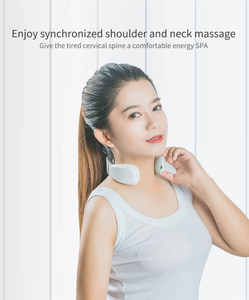 Wholesale Cervical Neck Massager 15 Gears Mini Smart <strong>TENS</strong> <strong>Portable</strong> Rechargeable EMS Pulse Electric Neck Massager - Product Image 3