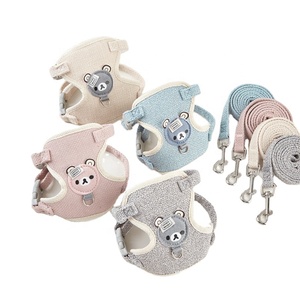 Cinturón transpirable de alta calidad para el pecho, cómodo y ajustable, pequeño animal, gato, conejo, cinturón de tracción trasera - Product Image 3