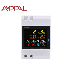 DIN 가이드 레일 AC 디스플레이 110V-380V 100A LCD 클래스 1.0 정확도 1년 보증 스마트 단상 전기 에너지 미터 - Product Image 2
