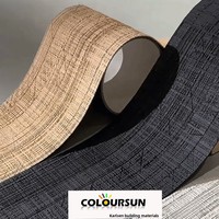 Stone-Texture Sawn Wood Panels Luban-Style Wooden Boards Wood Grain Pattern Novel Indoor/Outdoor Wall Cladding Decoration
