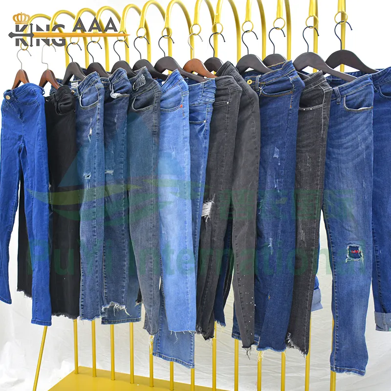 موردو ملابس دبي البنطلونات الجينز المستعملة للبيع بالجملة ملابس النساء الانيقة جينز للسيدات للبيع