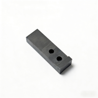 Paires de butées de positionnement longues et courtes, dispositif de limitation en acier oxydé noir usiné CNC sur mesure en usine avec trous de fixation ronds et allongés