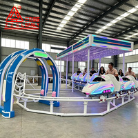 Train monorail électrique à grande vitesse pour parc d'attractions, idéal pour enfants et adultes, mini-transport extérieur – Vente chaude