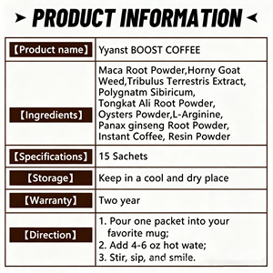 Café en Polvo Herbal Yyanst para la Vitalidad Diaria, Bolsa Reutilizable y Sobres Individuales, Bebida Instantánea a Base de Plantas para el Bienestar - Product Image 5