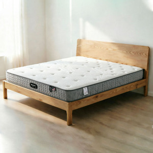 Matelas Simmons avec ressorts ensachés 22 cm, fermeté moyenne, orthopédique, respirant, pour adultes et personnes âgées, utilisation en chambre à coucher - Product Image 1
