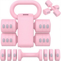 Ensemble d'haltères réglables OEM/ODM, 2 haltères de 10 lb chacune, légers, pour femmes, avec double verrouillage de protection, polyvalents, pour la maison et la salle de sport