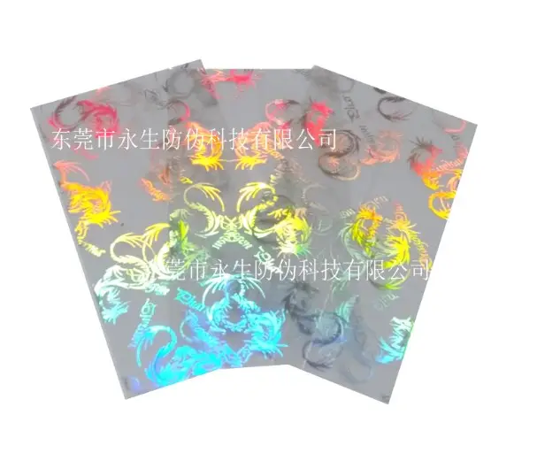 Lengan Pembungkus Plastik Menyusut Leher Botol Holografik dengan Logo Kustom