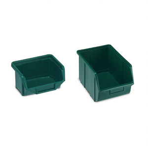 TTAKE Combo Box Eco Tool Containers 2 Pack Green <b>Storage</b> <b>Bin</b> For Workshop Organization - Product Image 2