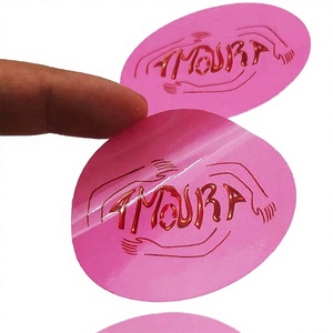 Autocollants en papier brillant personnalisés, impression de logo rond, autocollants vintage pour utilisation sur les bougies - Product Image 3